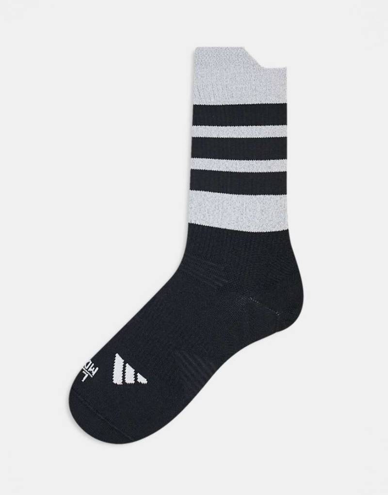 adidas Running - Reflektierende Socken in Schwarz und Weiß von adidas performance