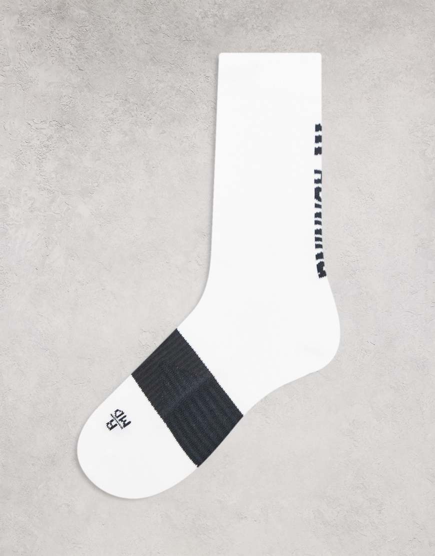 adidas Running - Socken in Weiß mit Grafik in Schwarz von adidas performance