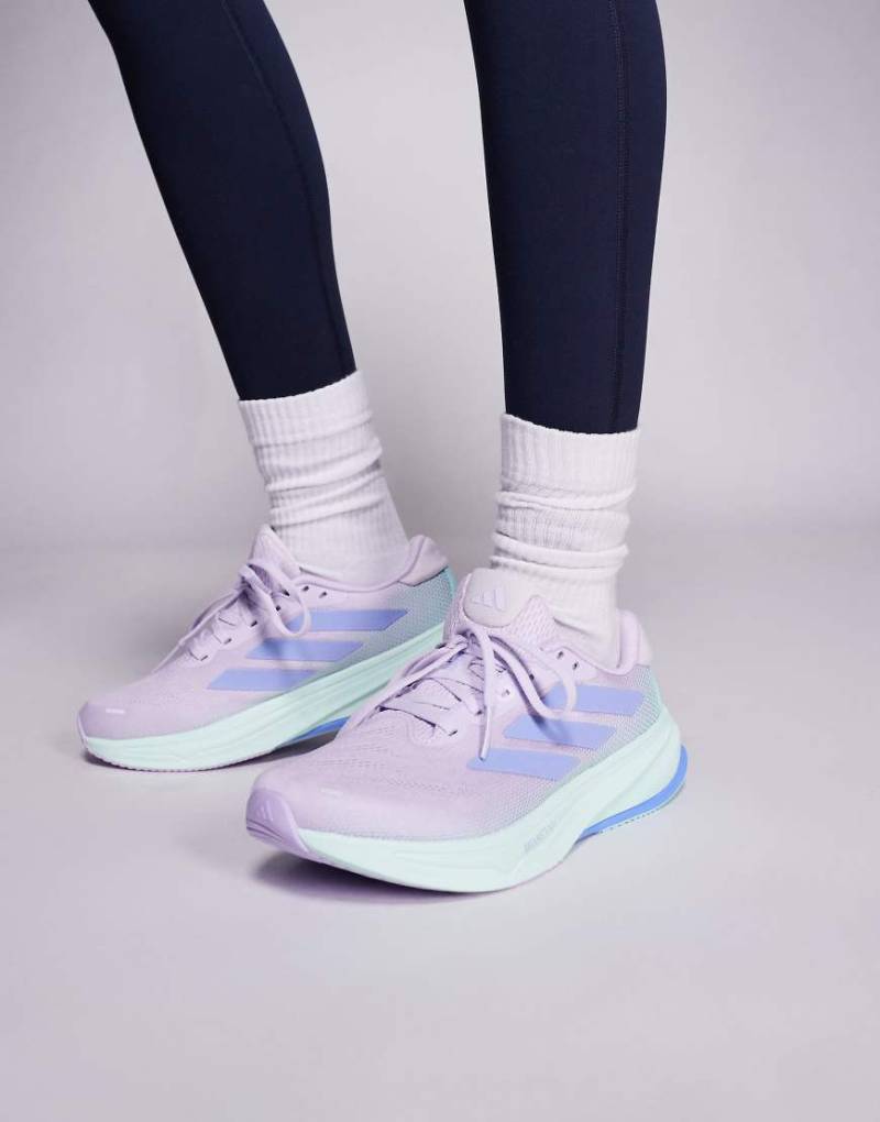 adidas Running - Supernova Rise 2 - Laufschuhe in Flieder und Blau-Lila von adidas performance