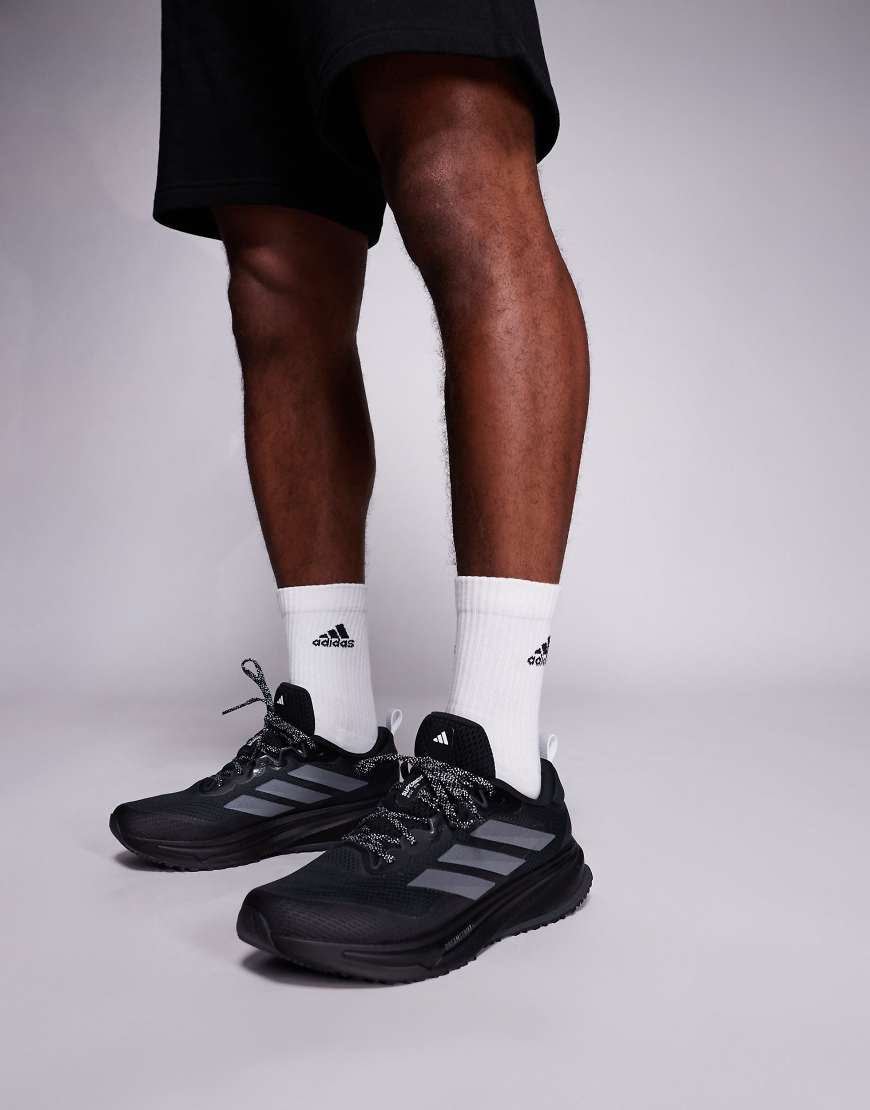 adidas Running - Supernova Rise ATR - Sneaker in Schwarz und Metallic-Silber von adidas performance