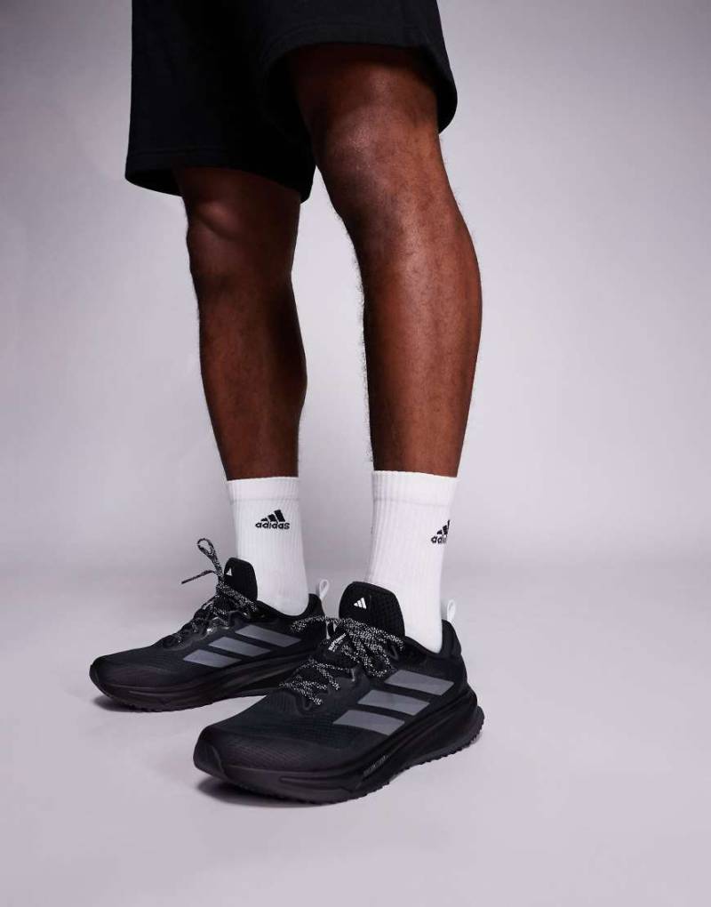 adidas Running - Supernova Rise ATR - Sneaker in Schwarz und Metallic-Silber von adidas performance