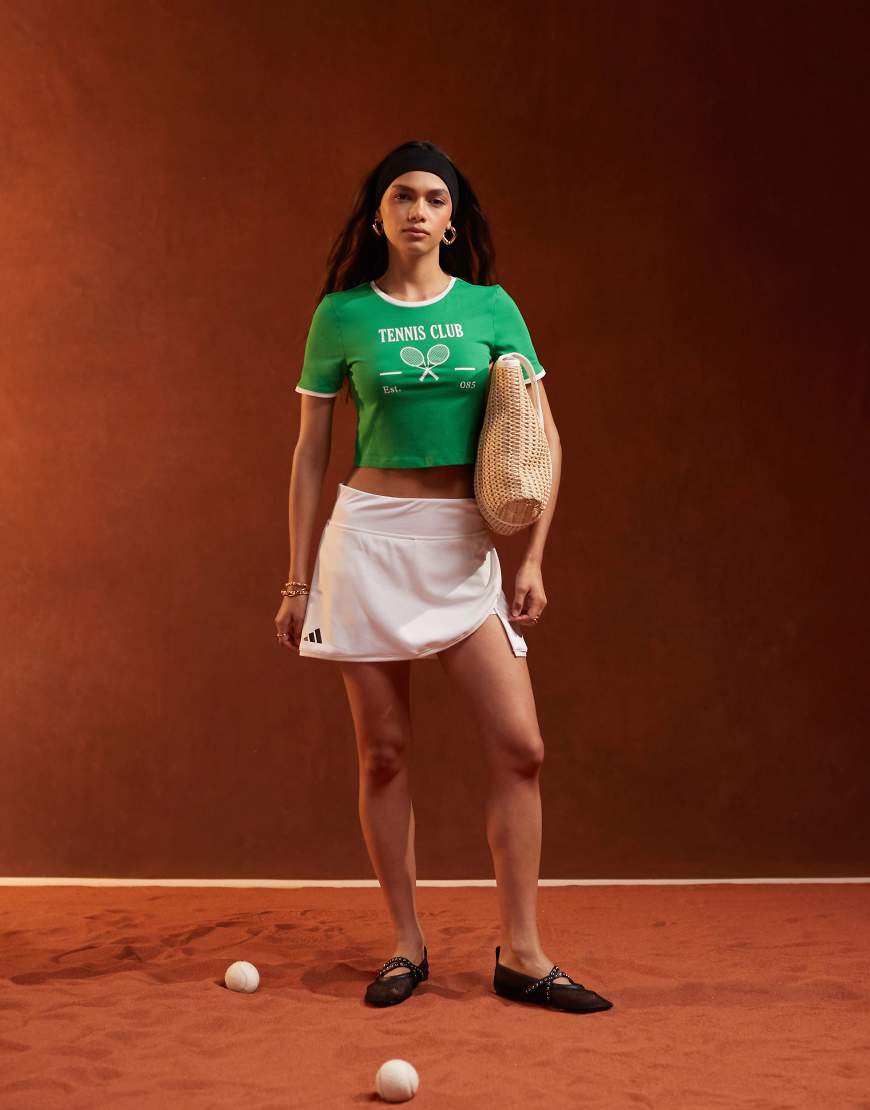 adidas - Tennis-Minirock in Weiß von adidas performance