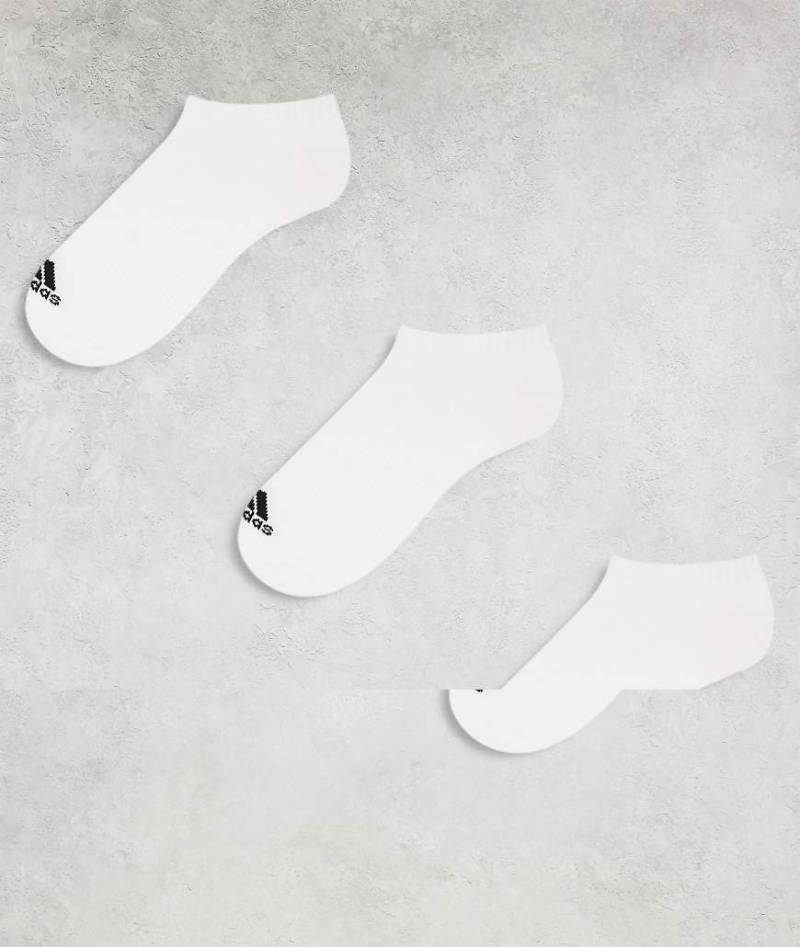 adidas Training - 3er-Set Sneaker-Socken in Weiß von adidas performance