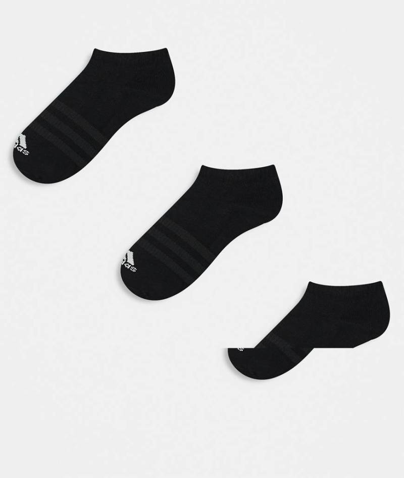 adidas - Training - 3er-Set Sneakersocken in Schwarz von adidas performance