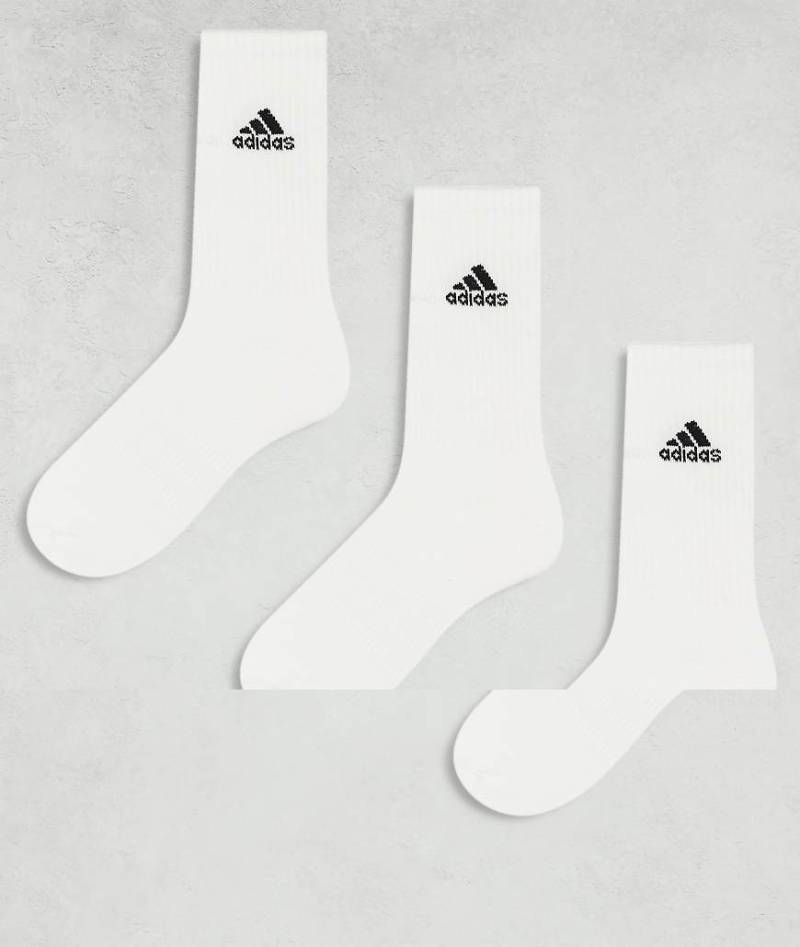 adidas - Training - 3er-Set Socken in Weiß von adidas performance