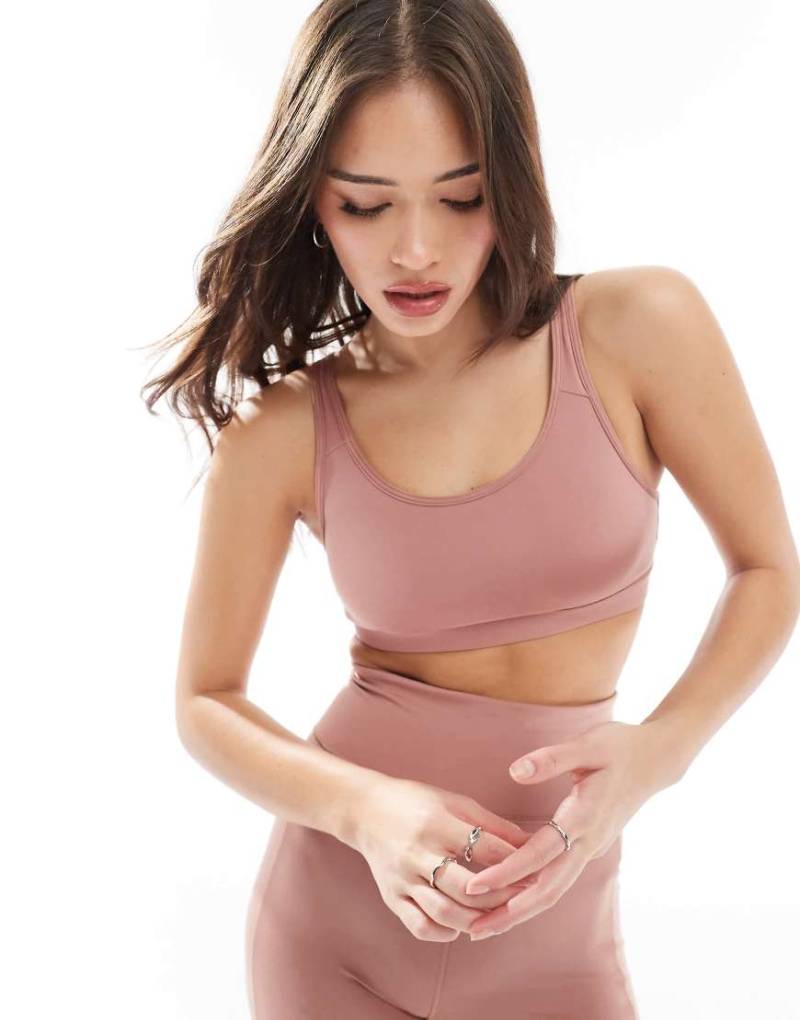 adidas Training - All Me Essentials - BH in Rot von adidas performance