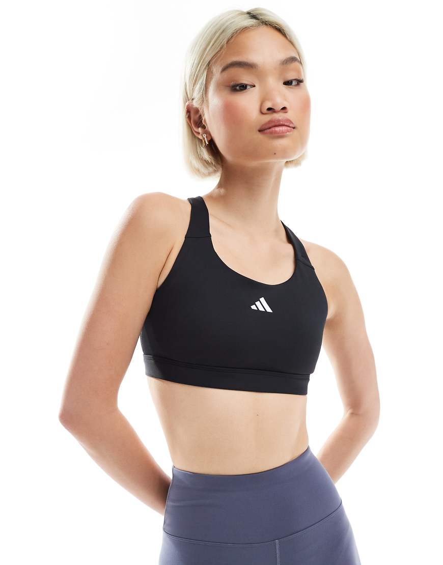 adidas - Training - BH in Schwarz mit starker Stützfunktion von adidas performance