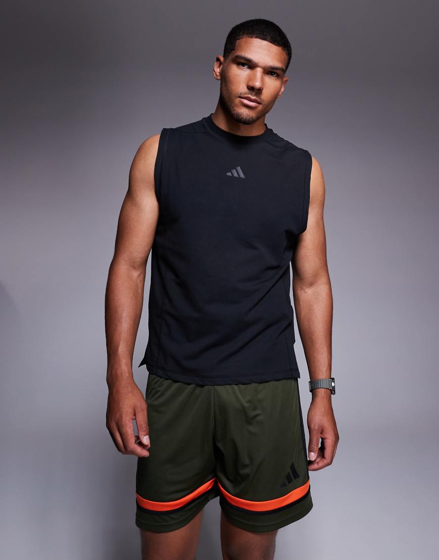 adidas Training - D4T - Ärmelloses T-Shirt in Schwarz von adidas performance