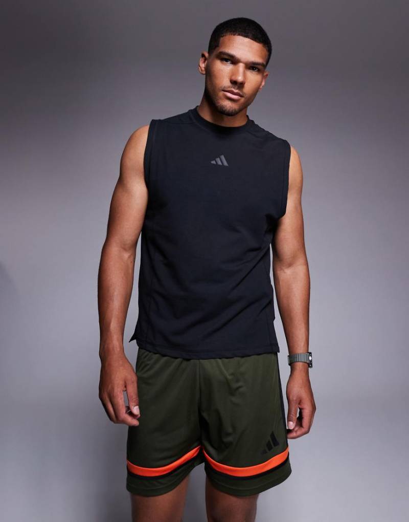 adidas Training - D4T - Ärmelloses T-Shirt in Schwarz von adidas performance