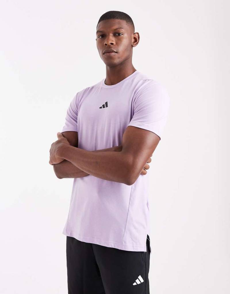 adidas Training - D4T - T-Shirt in Powder Plum-Lila von adidas performance