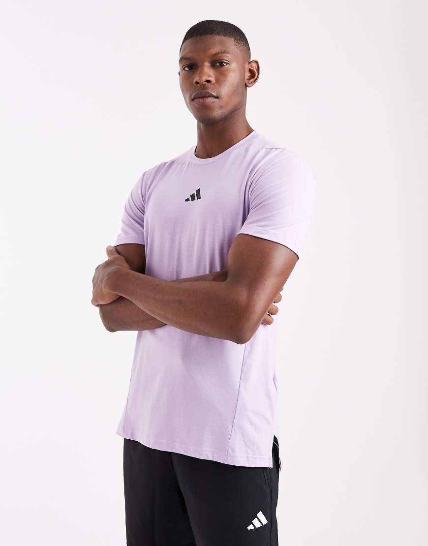 adidas Training - D4T - T-Shirt in Powder Plum-Lila von adidas performance