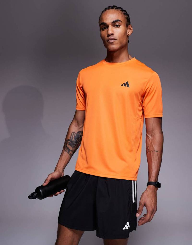 adidas Training - Essentials - T-Shirt in Orange von adidas performance