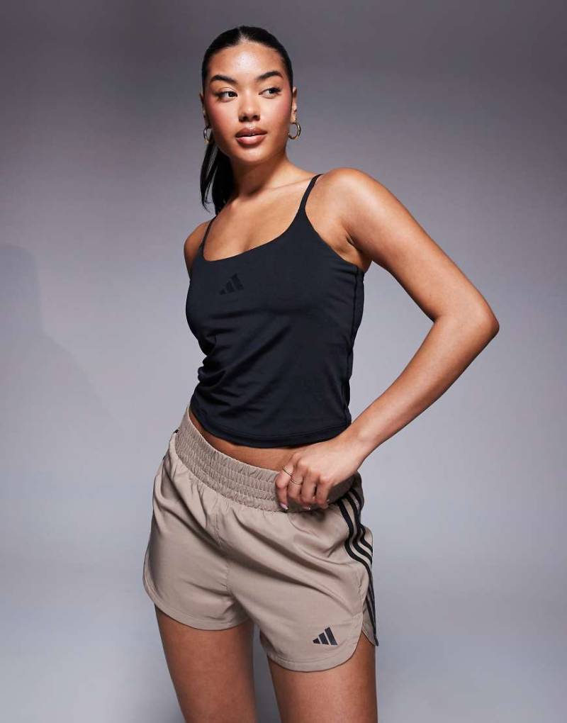 adidas Training - Optime - Oberteil in Schwarz mit Riemchenträgern von adidas performance