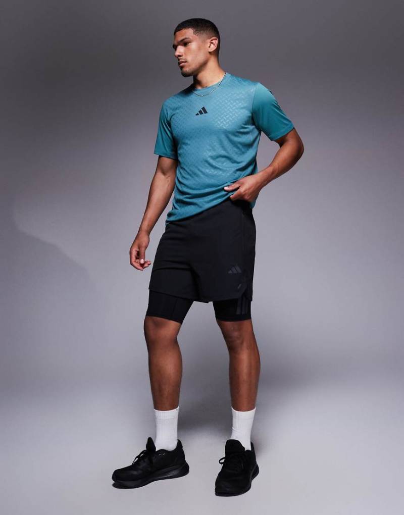 adidas Training - Power - 2-in-1 Shorts in Schwarz adidas Training - Power - 2-in-1 Shorts in Schwarz von adidas performance