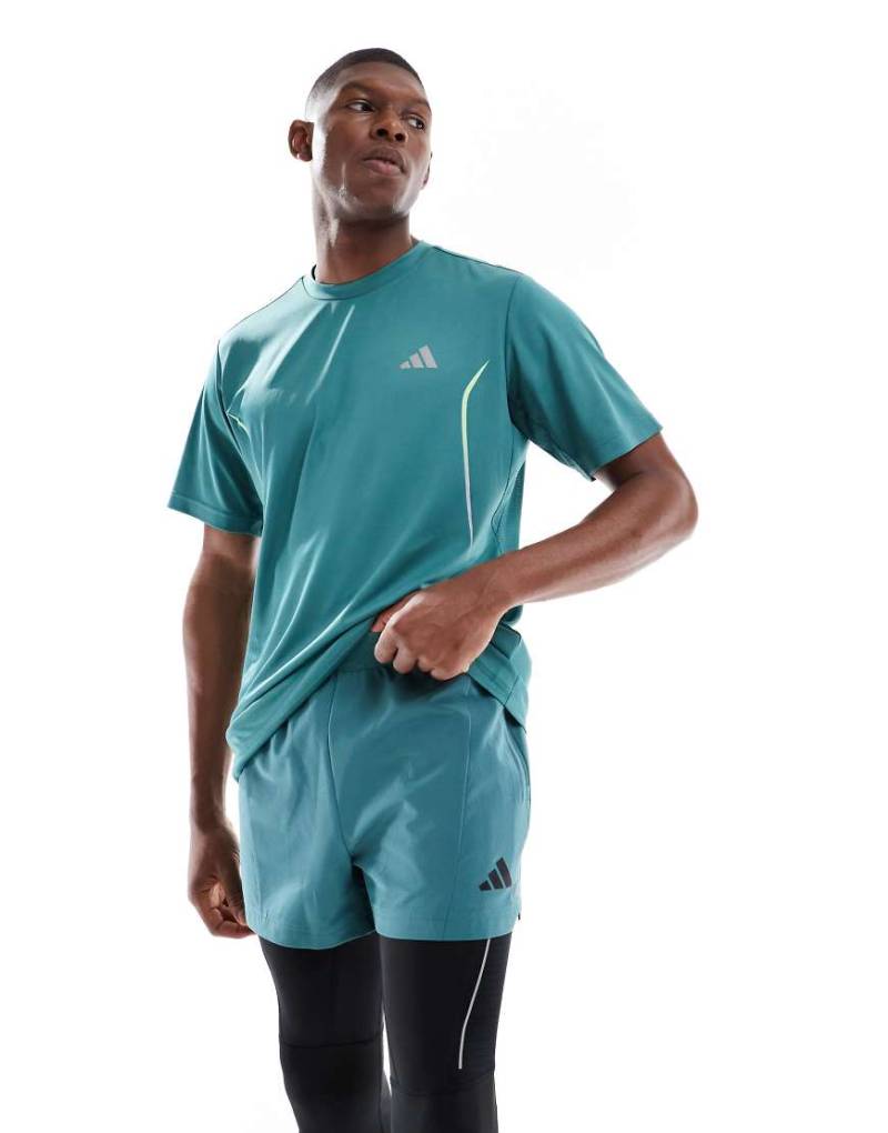 adidas Training - Power - Shorts in Preloved Teal-Blau von adidas performance