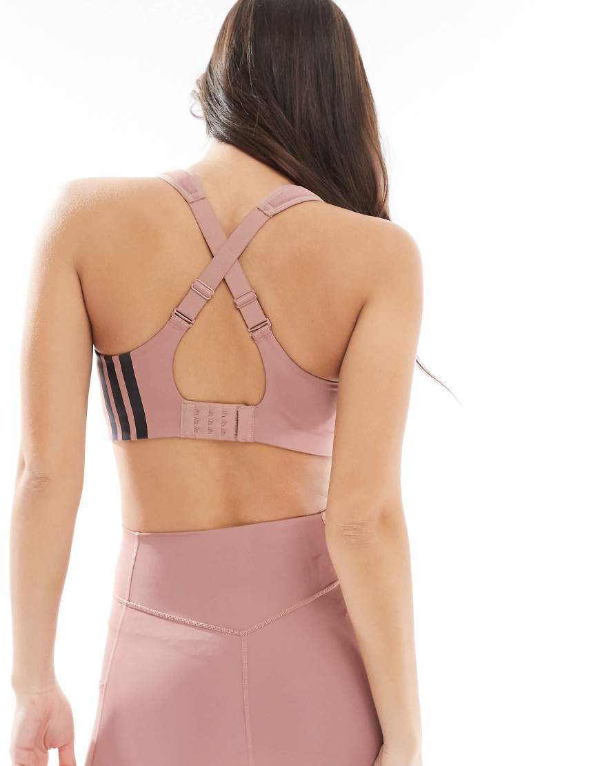 adidas Training - TLRD Impact - BH in Rot mit hoher Stützfunktion von adidas performance