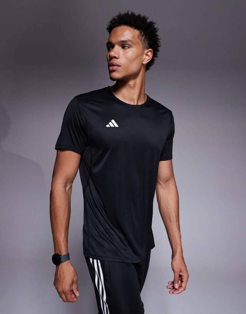 adidas Training - Tech Fit - Baselayer-T-Shirt in Schwarz von adidas performance