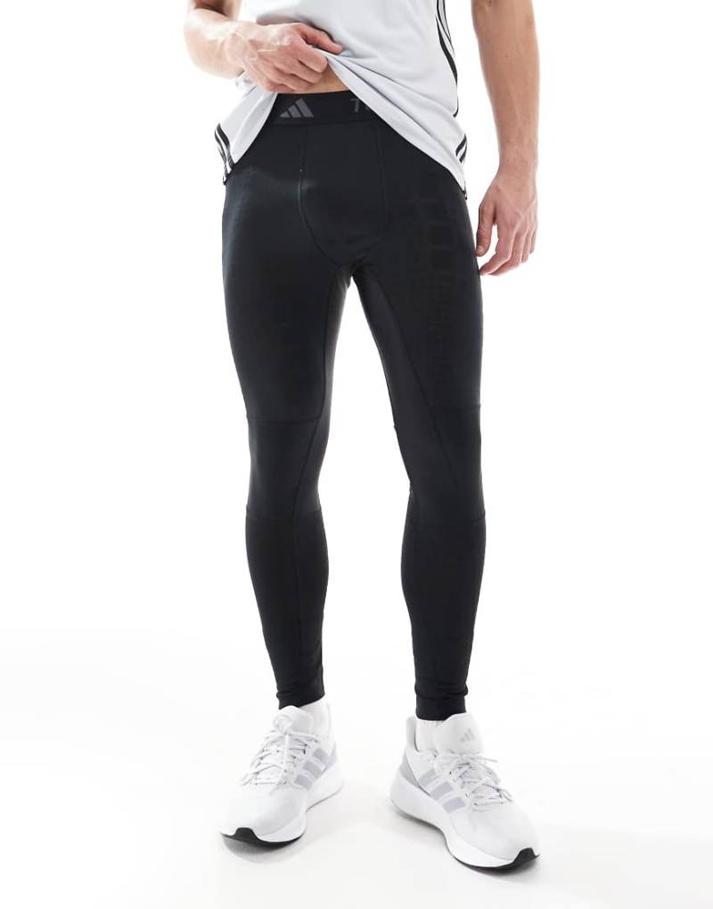 adidas Training - Tech-Fit Cold Ready - Leggings in Schwarz von adidas performance