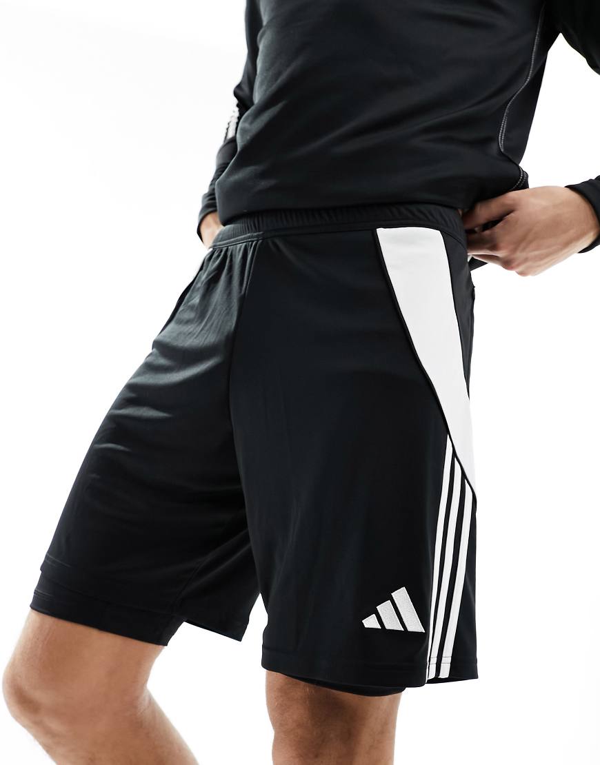 adidas Football - Tiro 24 - 2-in-1-Trainingsshorts in Schwarz von adidas performance