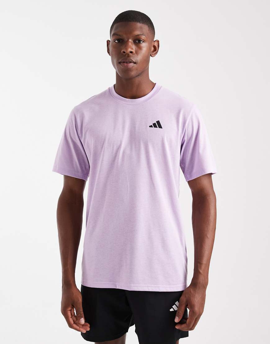 adidas Training - Train Essentials Feelready - Trainings-T-Shirt in Powder Plum und Schwarz-Lila von adidas performance