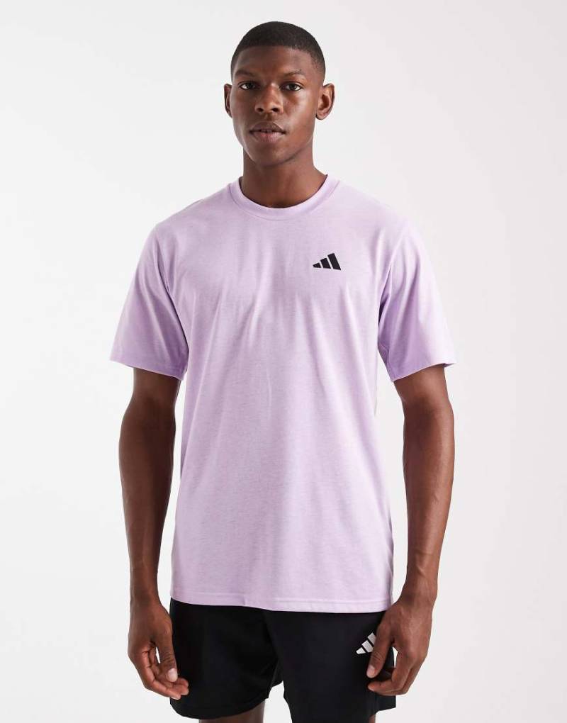 adidas Training - Train Essentials Feelready - Trainings-T-Shirt in Powder Plum und Schwarz-Lila adidas Training - Train Essentials Feelready - Trainings-T-Shirt in Powder Plum und Schwarz-Lila von adidas performance