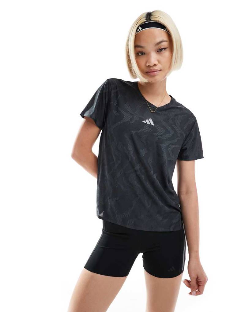 adidas Training - Ultimate - T-Shirt in Schwarz mit Print von adidas performance