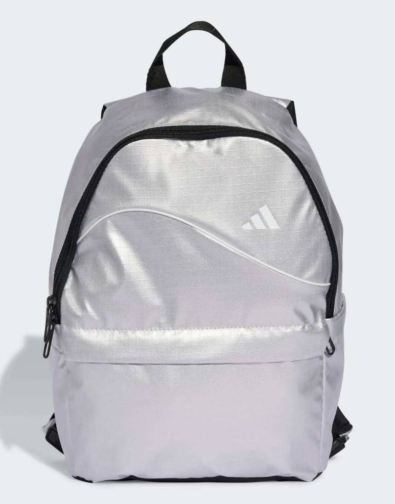 adidas performance - Adidas Glow - Rucksack in Metallic-Silber/Weiß von adidas performance