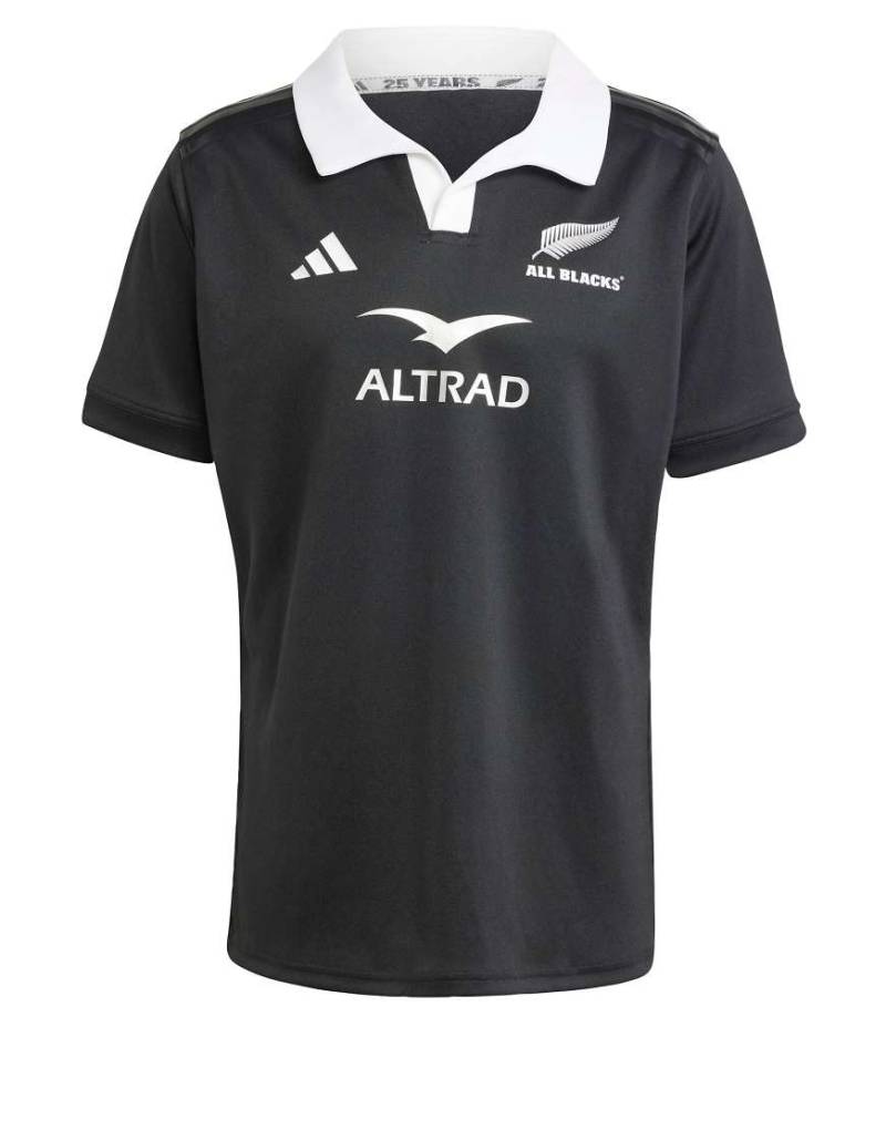 adidas performance - All Blacks - Kurzärmliges Aeroready-Rugby-Trikot in komplett Schwarz von adidas performance