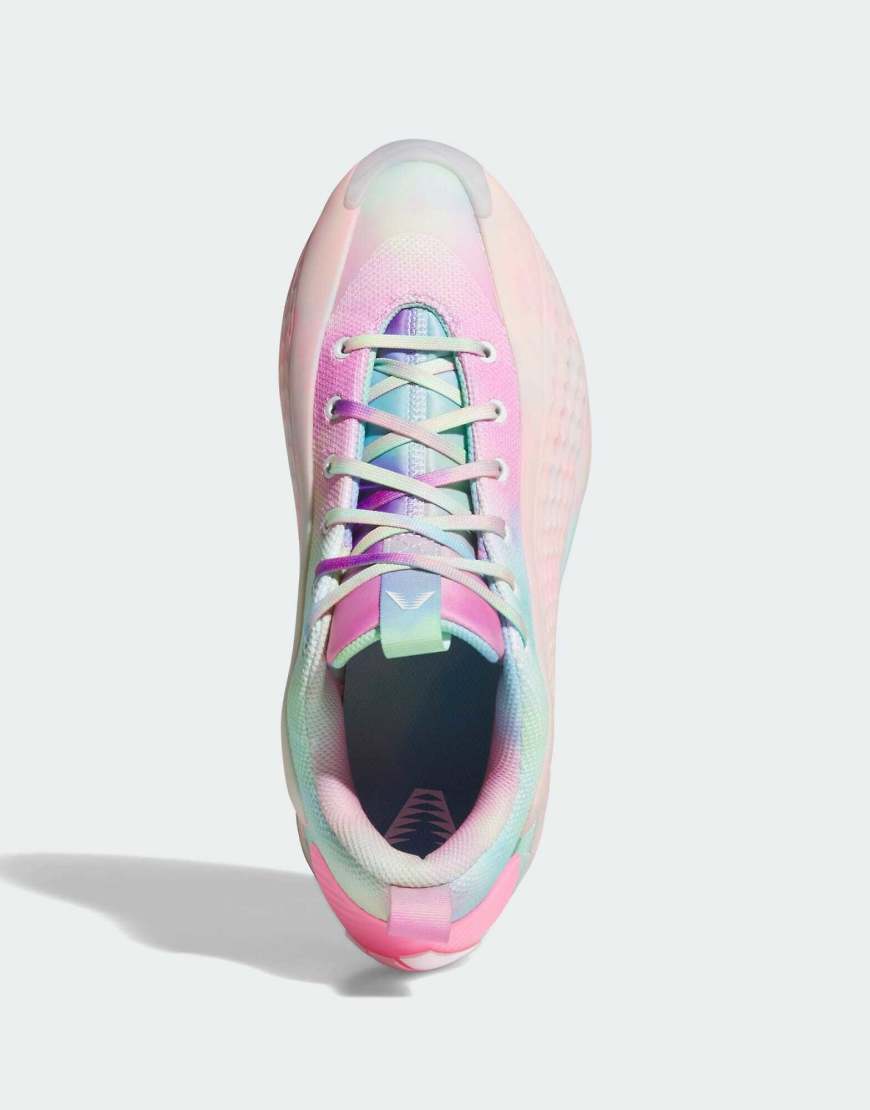 adidas performance - Anthony Edwards 1 - Low-Top-Sneaker in Wolkenweiß/Acid-Orange/Bl von adidas performance