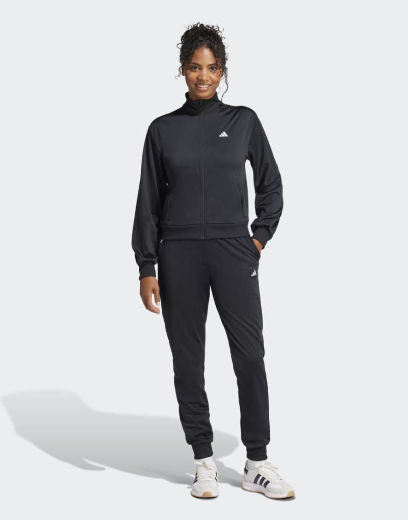 adidas performance - Essentials - Feel Cozy - Trainingsanzug in Schwarz von adidas performance