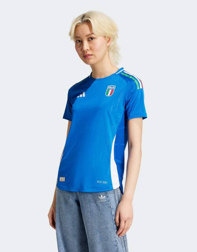 adidas performance - Italien 2024 (Damenmannschaft) - Authentisches Heimtrikot in Blau von adidas performance