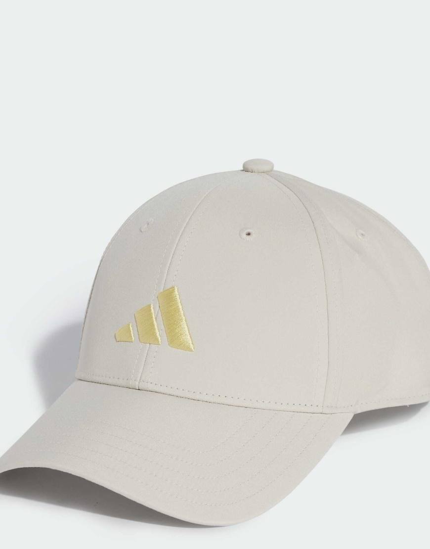 adidas performance - New - Baseballkappe in Beige / Pudergelb mit Logo-Stickerei-Neutral von adidas performance