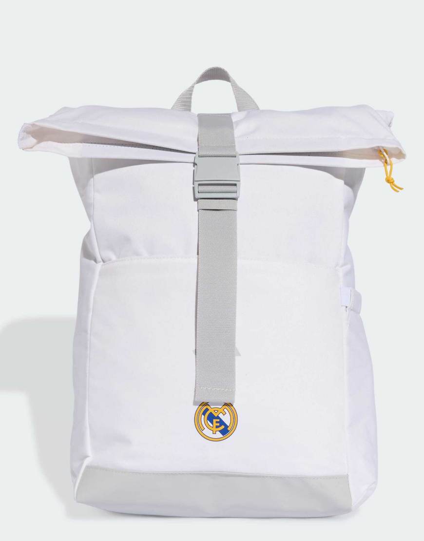 adidas performance - Real Madrid - Heimspiel-Rucksack in Weiß/einfarbigem Hellgrau von adidas performance