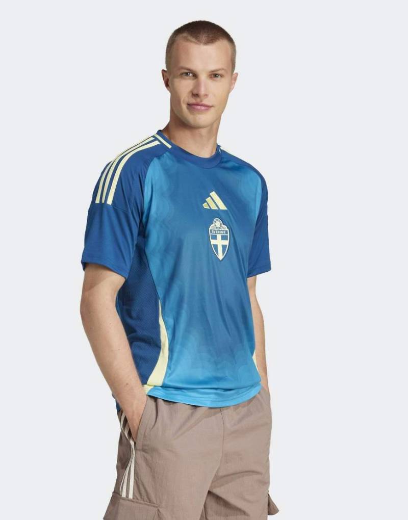 adidas performance - Schweden 25 (Damenmannschaft) - Auswärts-Trikot in Legend-Marineblau von adidas performance