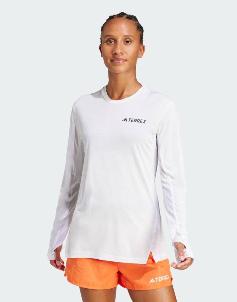 adidas performance - Terrex Xperior Climacool+ - Langärmliges Shirt in Weiß von adidas performance