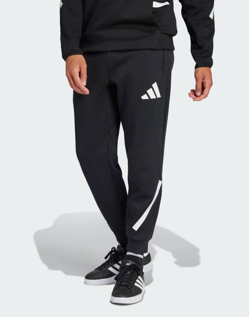 adidas performance - Z. N.E. - Hose in Schwarz / Weiß von adidas performance