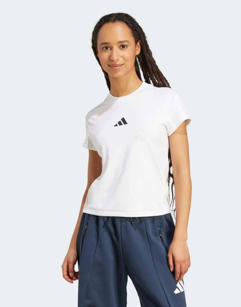 adidas performance - adidas Z. N.E. - Knappes T-Shirt in Weiß von adidas performance