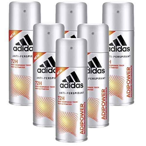 6 x 150ml Adidas ADIPOWER 72H Deo Deospray Herren Deodorant Parfüm Bodyspray von adidas