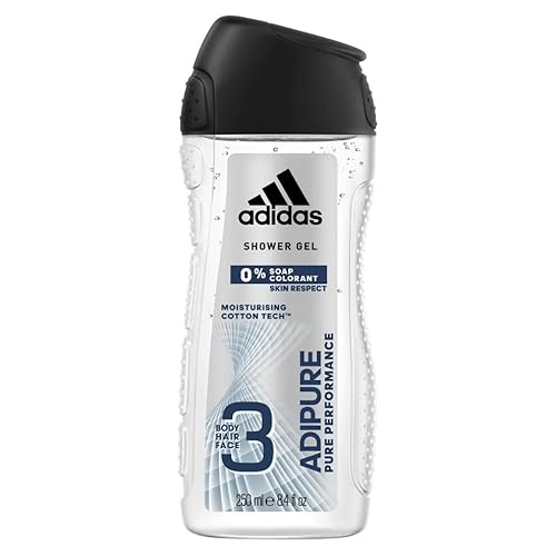 6er Pack - Adidas Men Duschgel - Adipure Pure Performance - 250ml