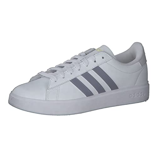 ADIDAS Damen Grand Court 2.0 Sneaker, FTWR White/Silver Violet/Dash Grey, 39 1/3 EU von adidas