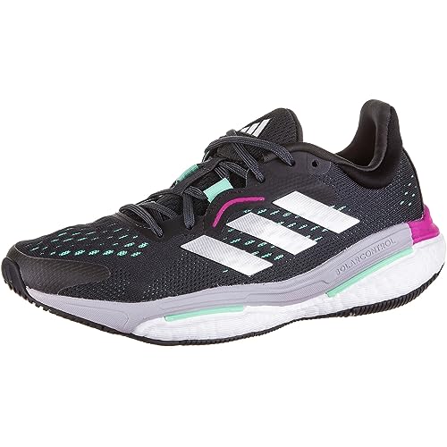 ADIDAS Damen SOLAR Control W Sneaker, Carbon/Silver met./Lucid Fuchsia, 37 1/3 EU von adidas