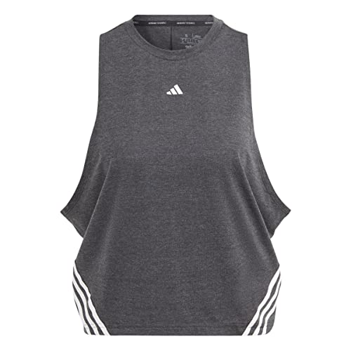 ADIDAS Damen W ICNS 3S CR T T-Shirt, Black, 36 von adidas