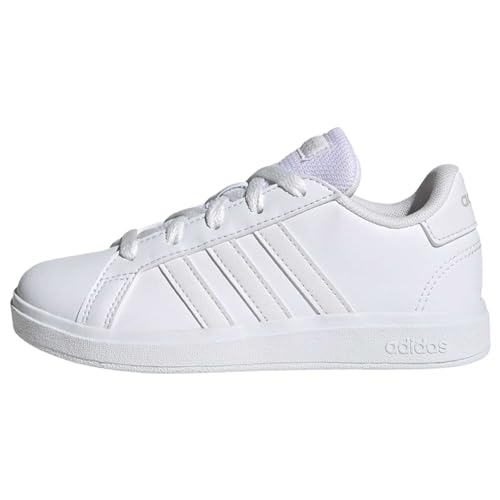 ADIDAS Grand Court 2.0 K Sneaker, FTWR White/FTWR White/Grey one, 28.5 EU von adidas