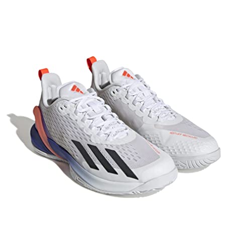 ADIDAS Herren Adizero Cybersonic M Sneaker, FTWR White/core Black/solar red, 44 2/3 EU von adidas