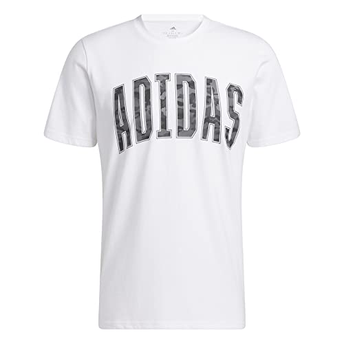 ADIDAS Herren M CAMO G T2 T-Shirt, Weiß, M von adidas
