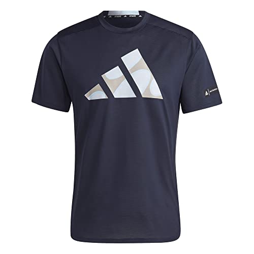 ADIDAS Herren M MMK D4T T T-Shirt, Legend Ink/Halo Blue/Light Brown, L von adidas