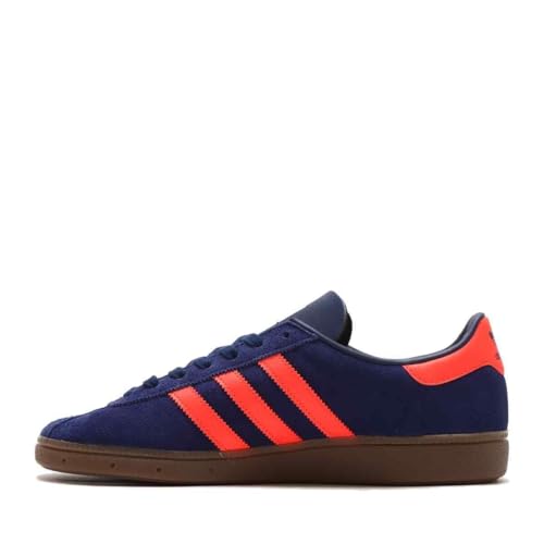 ADIDAS Herren Munchen Sneaker, Dark Blue/solar red/GUM5, 46 2/3 EU von adidas