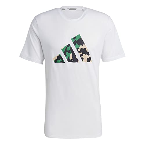 ADIDAS Herren TR-ES+ BL Log T T-Shirt, White, S von adidas