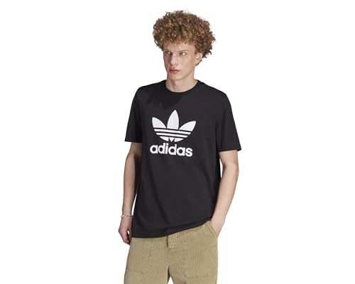 ADIDAS Herren Trefoil T-Shirt, Black/White, Large von adidas