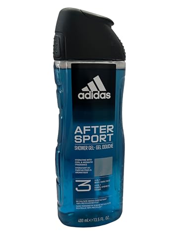ADIDAS Men Duschgel "AFTER SPORT" 3in1 - Körper, Hair & Gesicht - 6er Pack (6 x 400ml) von adidas